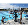 Image of First Team HydroShot Stainless Steel Inground Pool Basketball Hoop