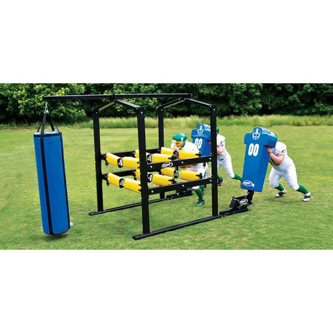 Fisher 12-Arm Power Blaster w/ Hanging Dummy & Boomer Sled BLA12HD9002