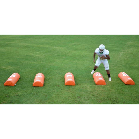 Fisher 42"L x 12"W x 6"H Half Round Stand Up Football Dummy HR426