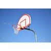 Image of Gared 35” x 54” Rear-Mount Fan-Shape Steel Basketball Backboard 1266B