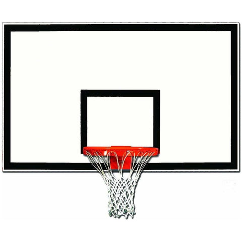 Gared 42” x 72” Lightweight Full Sized Fiberglass Basketball Backboard 1342B-BLK