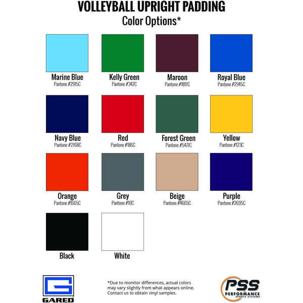 Gared Sports Volleyball Upright Safety Pad 6010 – Pro Sports Equip