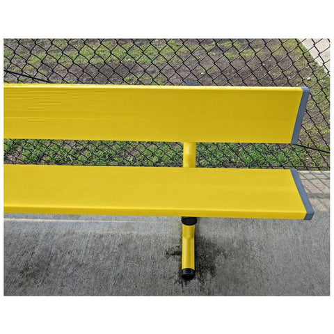 Gill Portable Aluminum Bench With Back
