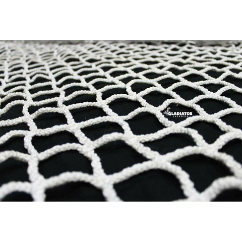 Gladiator Lacrosse 6.0 mm White Lacrosse Goal Net Round Corners