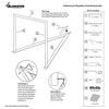 Image of Gladiator Lacrosse Professional Lacrosse Goal with 6mm White Net (Pair)