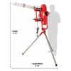 Image of Heater Deuce 95 MPH 2 Wheel Curveball Pitching Machine w/ Auto Feeder DC899