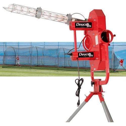 Heater Deuce 95 MPH  Pitching Machine w/ Xtender 48' Batting Cage DC1499