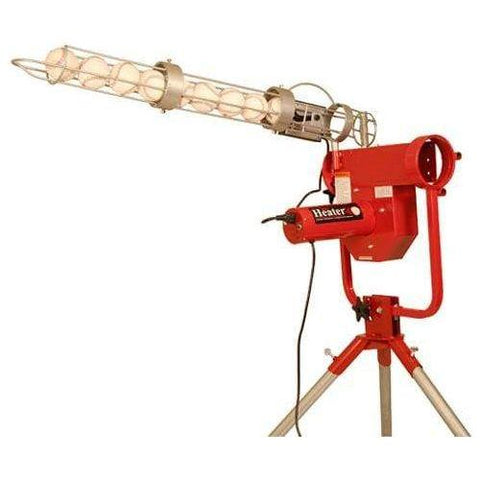 Heater Pro Curveball Baseball Pitching Machine w/ Xtender 24' Batting Cage HTRPRO799