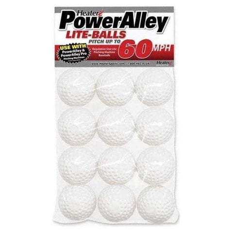 Heater Sports PowerAlley 60 MPH Lite Cricket Balls Dozen SLB19CR