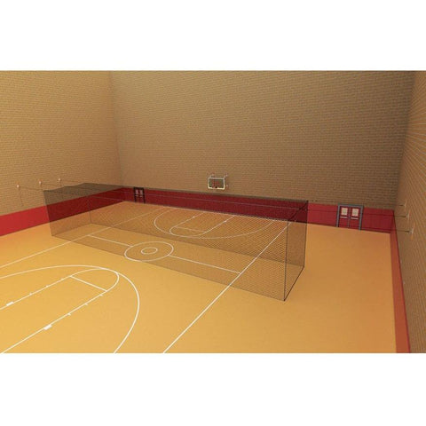 Jaypro Batting Cage (55'L x 14'W x 14'H) - Quick Set-Up (Indoor) BBC-QS55