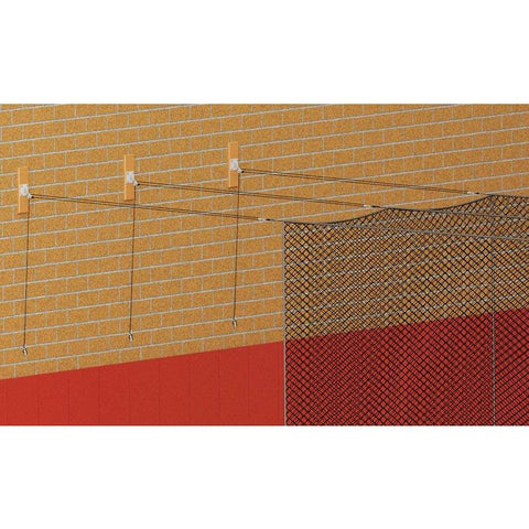 Jaypro Batting Cage (55'L x 14'W x 14'H) - Quick Set-Up (Indoor) BBC-QS55