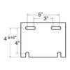 Image of Jaypro Competitor Series Breakaway Basketball Goal (Indoor) GBA-342A