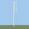 Image of Jaypro Foul Poles - Softball Collegiate (12') - (Yellow) SBCFP-12