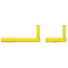 Image of Jaypro Max-1 Football Goal Posts 20' Uprights 6' Offset (Semi-Permanent)