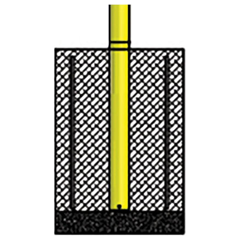 Jaypro Max-1 Football Goal Posts 20' Uprights 6' Offset (Semi-Permanent)