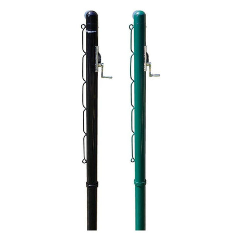 Jaypro Outdoor Tennis Posts (2-7/8 in. Post) Internal Winch (Round) TP278GR