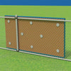 Image of Jaypro Padding - Wall 4' High (Outdoor) WPO-44RB