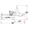 Image of Jaypro Portable Basketball System (48" Board Extension)