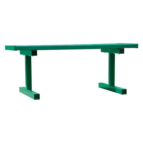 Jaypro Portable Courtside Bench - 5 ft. (Double Plank)(Powder Coated) DPB50PC