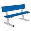 Image of Jaypro Portable Courtside Bench with Seat Back - 5 ft. (Powder Coated) PB40PC