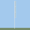 Image of Jaypro Softball Foul Poles - 30' - (Professional) (Surface Mount) SBFP-30SM