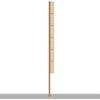Image of Jaypro Softball Foul Poles - 40' (Professional) (Surface Mount) SBFP-40SMWT