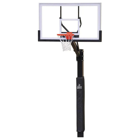 Jaypro The Church Yard Basketball System (4" Sq. Pole with 40" "Play Safe" Area)- 48" Acrylic Backboard