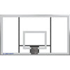 Image of Jaypro Titan Basketball System (6"x 6" Pole with 6' Offset) 72" Acrylic Backboard