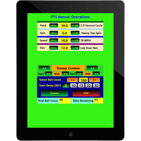 Match Mate Precision Tennis System Partner Tennis Ball Machine TBM-400