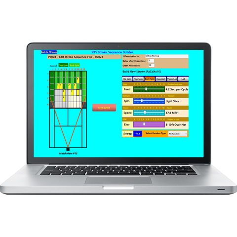 Match Mate Precision Tennis System Partner Tennis Ball Machine TBM-400