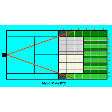 Match Mate Precision Tennis System Tennis Ball Machine TBM-300