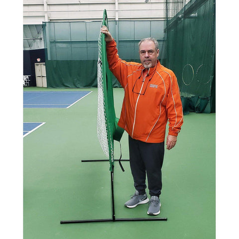 OnCourt OffCourt Infinity Play System with the Multi-Twist Mini Ball Machine TAIPMT