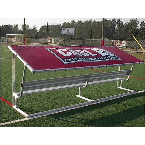 PEVO 15' Covered Bench with Backrest TBC-15 – Pro Sports Equip