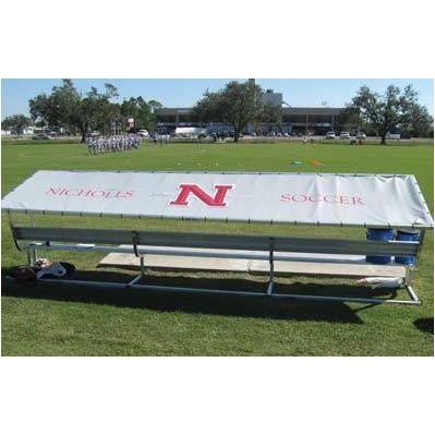 PEVO 21' Covered Bench with Backrest TBC-21PC