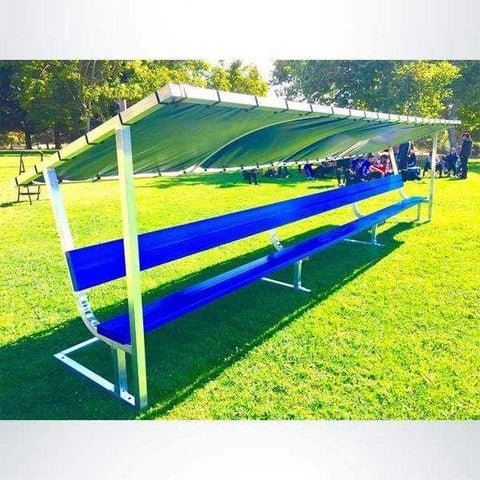 PEVO 21' Covered Bench with Backrest TBC-21PC