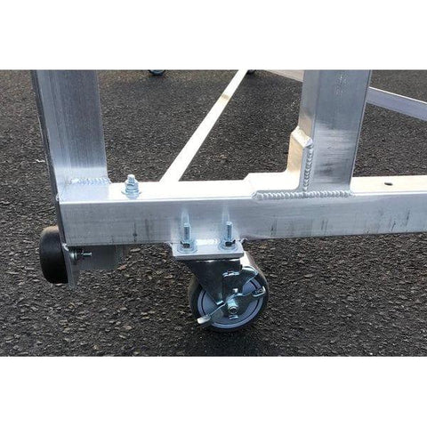 PEVO 3 Row Tip-N-Roll Aluminum Bleachers