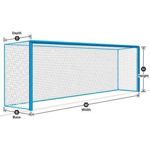 PEVO Hexagonal 4mm HTPP Soccer Nets
