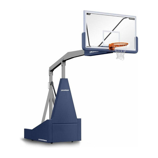 Porter 1135 Competition Manual Portable Basketball Hoop w/ 8' Boom 1135080