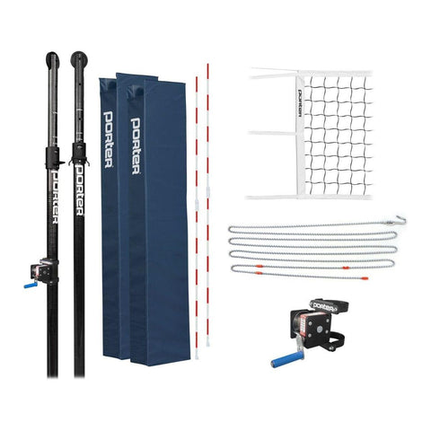 Porter 3" Powr Carbon II VB Competition Plus Volleyball System 20930