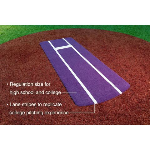 Portolite Pro Spiked Fastpitch Softball Pitching Mat PROSP1036