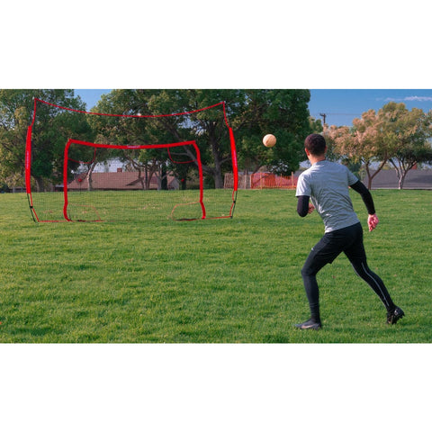 Powernet 16x10 Ft Soccer Goal Combo Barrier 1214