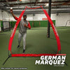 Image of Powernet A-Frame Baseball Pitching Screen Net 1002