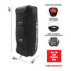 Image of Powernet All Gear Transporter Rolling Baseball Equipment Bag for Coaches B007