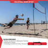 Image of Powernet Freestanding Volleyball Warm Up Net 1178