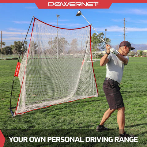 Powernet Golf Hitting Net Indoor or Outdoor Use (10' x 7') 1016