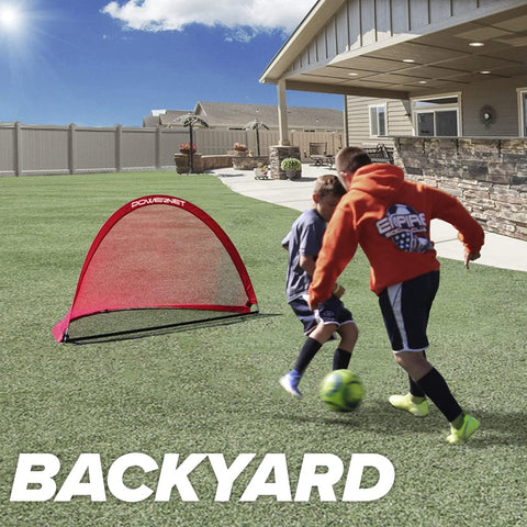 Powernet Popup Soccer Goals Portable Net (PAIR) S003