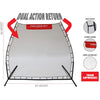 Image of Powernet Rebounder Training Net And 6' x 4' Fast Pass Rebounder Trainer Soccer Bundle 1126