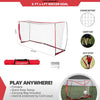 Image of Powernet Soccer Goal 6ft x 4ft Portable Bow Style Net S022