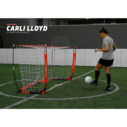 Powernet Soccer Goal 8x4 Portable Bow Style Net 1 Goal w/ Carrying Bag S002