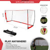 Image of Powernet Soccer Goal 8x4 Portable Bow Style Net 1 Goal w/ Carrying Bag S002